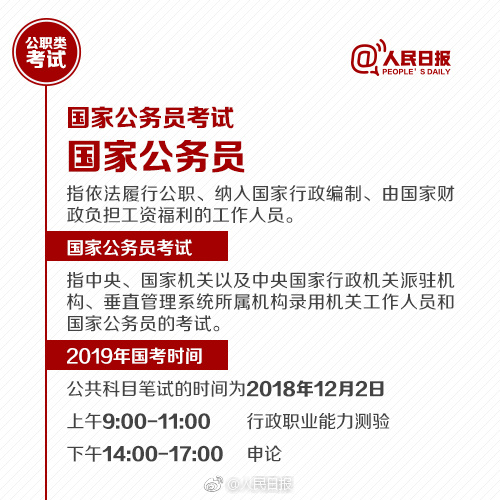 國(guó)考報(bào)名今天截止！還有這些公職類(lèi)考試了解下