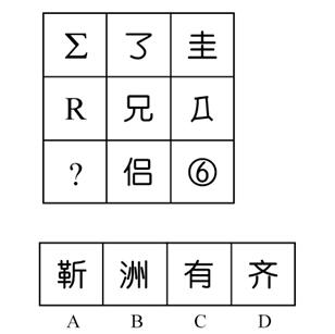 行測圖形推理?？伎键c(diǎn)梳理九：漢字的考法