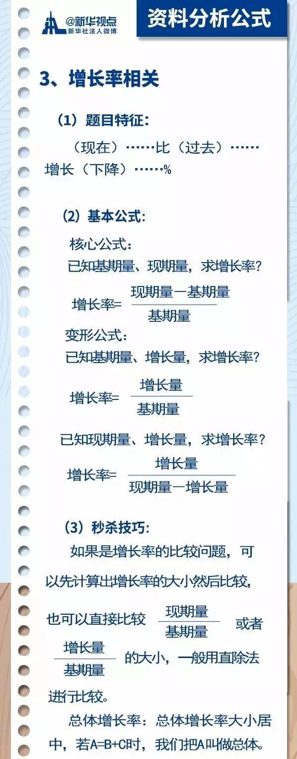 2020國考行測常用公式匯總，背完答題省時省力